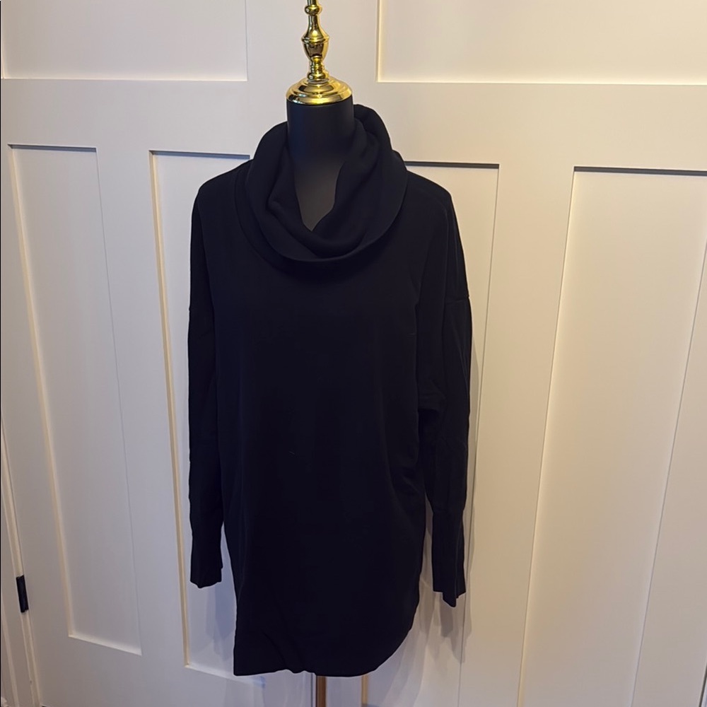 Black Cowl Neck Sweater